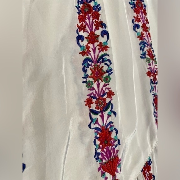 Sundance Laisella Embroidered Maxi Kaftan Dress long sleeve - Picture 10 of 15